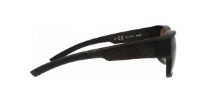 Moderne Überbrille mit braunem Karomuster und brauner Tönung UV 400