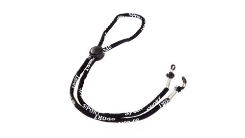 Sport- / Brillenband für Sport und Freizeit in Schwarz