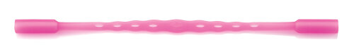 Kinder - Brillenband aus Silikon mit Tube-Endstück - vers. Farben - small Rosa