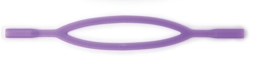 Kinder - Brillenband aus Silikon mit Tube-Endstück - in Small Lila