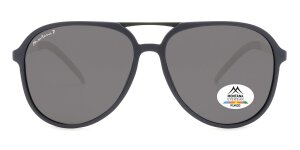 Stylische Montana Eyewear Sonnenbrille MP8B in Dunkelblau...