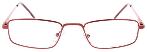Lesehilfe / Lesebrille mit Federscharnier ANTJE in Rot im zeitlosen Design