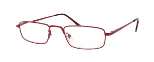 Lesehilfe / Lesebrille mit Federscharnier ANTJE in Rot im...