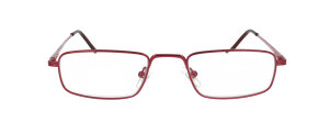 Lesehilfe / Lesebrille mit Federscharnier ANTJE in Rot im...