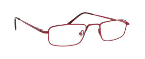 Lesehilfe / Lesebrille mit Federscharnier ANTJE in Rot im zeitlosen Design