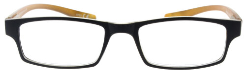 Lesehilfe / Lesebrille mit Federscharnier GABRIELA in Schwarz/Gelb