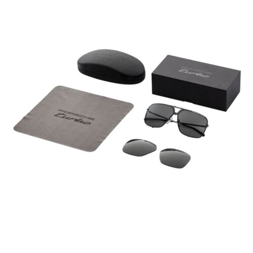Porsche Sonnenbrille Turbonit P8928T 651 aus Titan mit Wechselgläsern