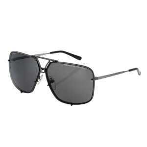Porsche Sonnenbrille Turbonit P8928T 651 aus Titan mit Wechselgläsern