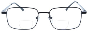 Schwarze Bifokalbrille mit Federscharnier PARKER...