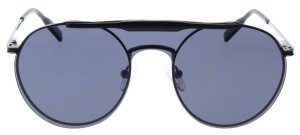 Graue Bifokalbrille JAYDEN mit schwenkbarem Sonnenclip und individueller Sehstärke