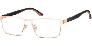 Goldene Bifokalbrille TOMKE mit flexiblen Kunststoffbügeln und individueller Stärke