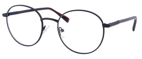 Metall - Bifokalbrille Hannelore in Schwarz mit dezentem Rahmen und individueller Sehstärke