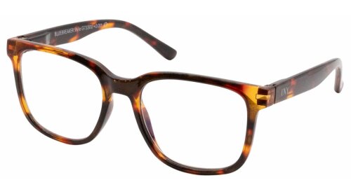 Moderne Lesebrille BLUEBREAKER STYLE in Havanna mit Blaulichtfilter und Federscharnier