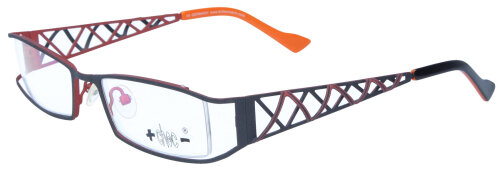 Stylische Damen - Brillenfassung CHOC C374 Col 241 in Schwarz - Rot