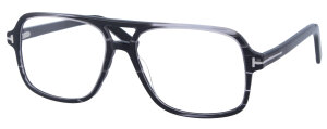 Schwarze Acetat - Bifokalbrille Ronaldo mit...
