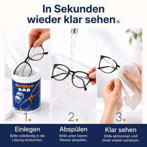 Original Brillenbad Vitrus - 100 ml Konzentrat in...