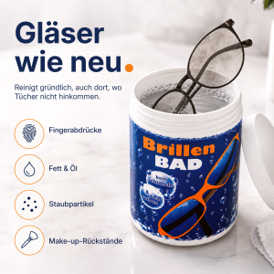 Original Brillenbad Vitrus inklusive 100 ml Reinigungskonzentrat