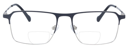 Nachtblaue Bifokalbrille Hansi mit Federscharnier und individueller Sehstärke