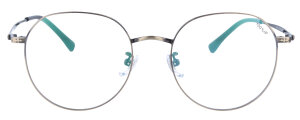 Stilvolle Komplettbrille Freya mit Vollrand-Metallfassung...