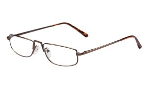 Zeitlose Metall Fertig-Lesebrille GARDA in Bronze mit...