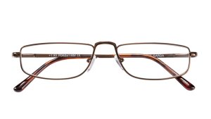 Zeitlose Metall Fertig-Lesebrille GARDA in Bronze mit...