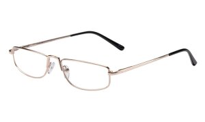 Zeitlose Metall Fertig-Lesebrille GARDA in Gold mit...