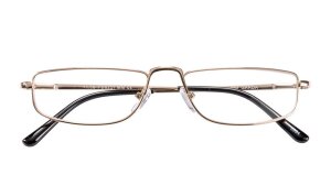 Zeitlose Metall Fertig-Lesebrille GARDA in Gold mit...