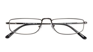 Zeitlose Metall Fertig-Lesebrille GARDA in Gun mit...