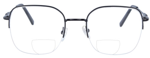 Schwarze Nylor - Bifokalbrille Sophie mit Federscharnier und individueller Sehstärke