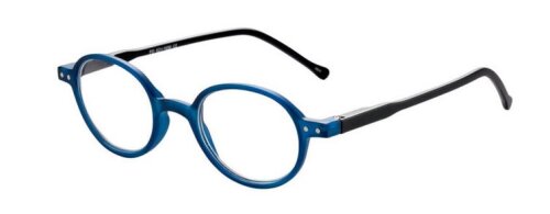 Moderne Fertiglesebrille GREEN LINE PURE aus recycelten Material mit Federscharnier in Blau