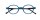 Moderne Fertiglesebrille GREEN LINE PURE aus recycelten Material mit Federscharnier in Blau