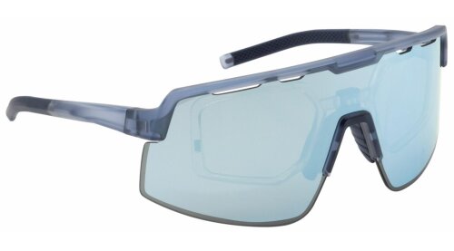 Leader LOPE Sportbrille in Blau mit Verglasungsclip und blau Verspiegelung
