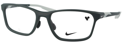 NIKE Kunststoff - Brillenfassung in Matt Grün im sportlichen Design