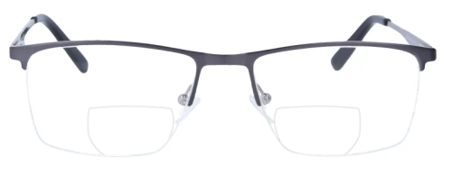 Schwarze Nylor - Bifokalbrille Nino mit Federscharnier und individueller Sehstärke