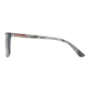 Superdry SHOCKWAVE 113 Kunststoff-Sonnenbrille in Rauchgrau im modernen Design