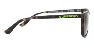 Moderne Superdry Kunststoff-Sonnenbrille SHOCKWAVE 102 in Havanna