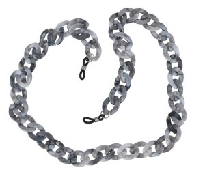 Moderne, große Brillenkette aus Acryl mit...