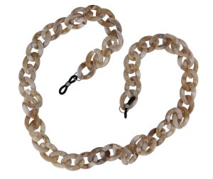 Moderne, große Brillenkette aus Acryl mit...