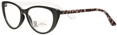 Schwarze ELLE Lesebrille EL15946 BK in verschiedenen Stärken mit hochwertigem Federscharnier