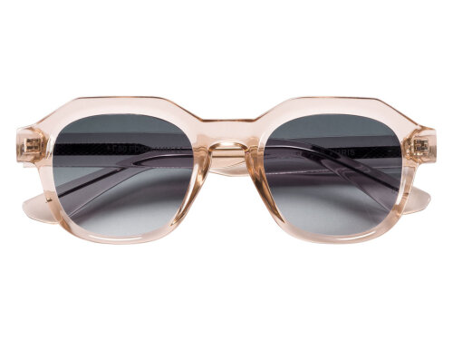 Moderne Lese- / Sonnenbrille CHRIS in transparentem Rosé und verschiedenen Stärken