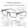 Klassische Fertiglesebrille EASY collection aus Kunststoff mit Federscharnier in Grau