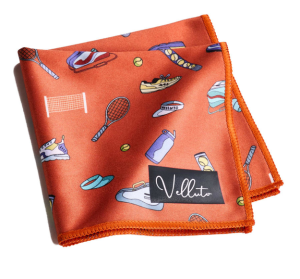 Velluto® Tennis – Orangenes Premiumtuch 25 x 25...