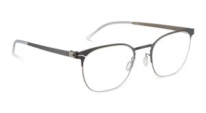 Etnia Barcelona SABIK 520 in Schwarz Gun Metal 52/21 Vollrand mit Federscharnier