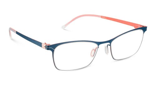 Etnia Barcelona FLUX 530 in Petrol - Pink 53/17 Vollrand mit Federscharnier