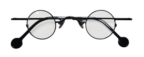 Extravagante Dr. Schmidt aus Metall in individueller Stärke in Schwarz