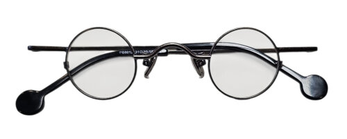 Extravagante Brillenfassung Dr. Schmidt aus Metall in Silber