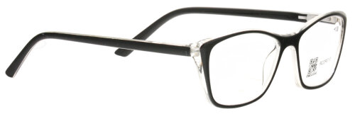 Lesebrille von ELLE EL15941 mit hochwertigem Federscharnier in Schwarz