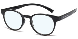 Schwarze Montana Blaulichtfilter-Lesebrille MNR1 mit...