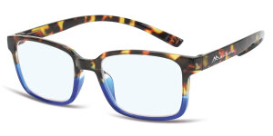 Montana Blaulichtfilter-Lesebrille MNR2A in Havanna-Blau...