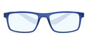 Blaulichtfilter-Lesebrille Montana MNR3B in Blau - mit Federscharnier und Nackenhalter aus hochwertigem Kunststoff